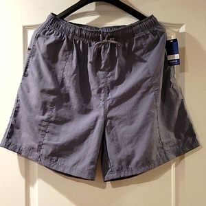 Grey Reebok nylon sports shorts NWT